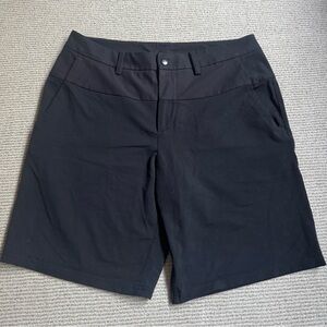 lululemon athletica Black Men's Flat Front Shorts
